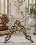 Antique French Ormolu Clock Pediment Fragment | Gilt Bronze Architectural Salvage