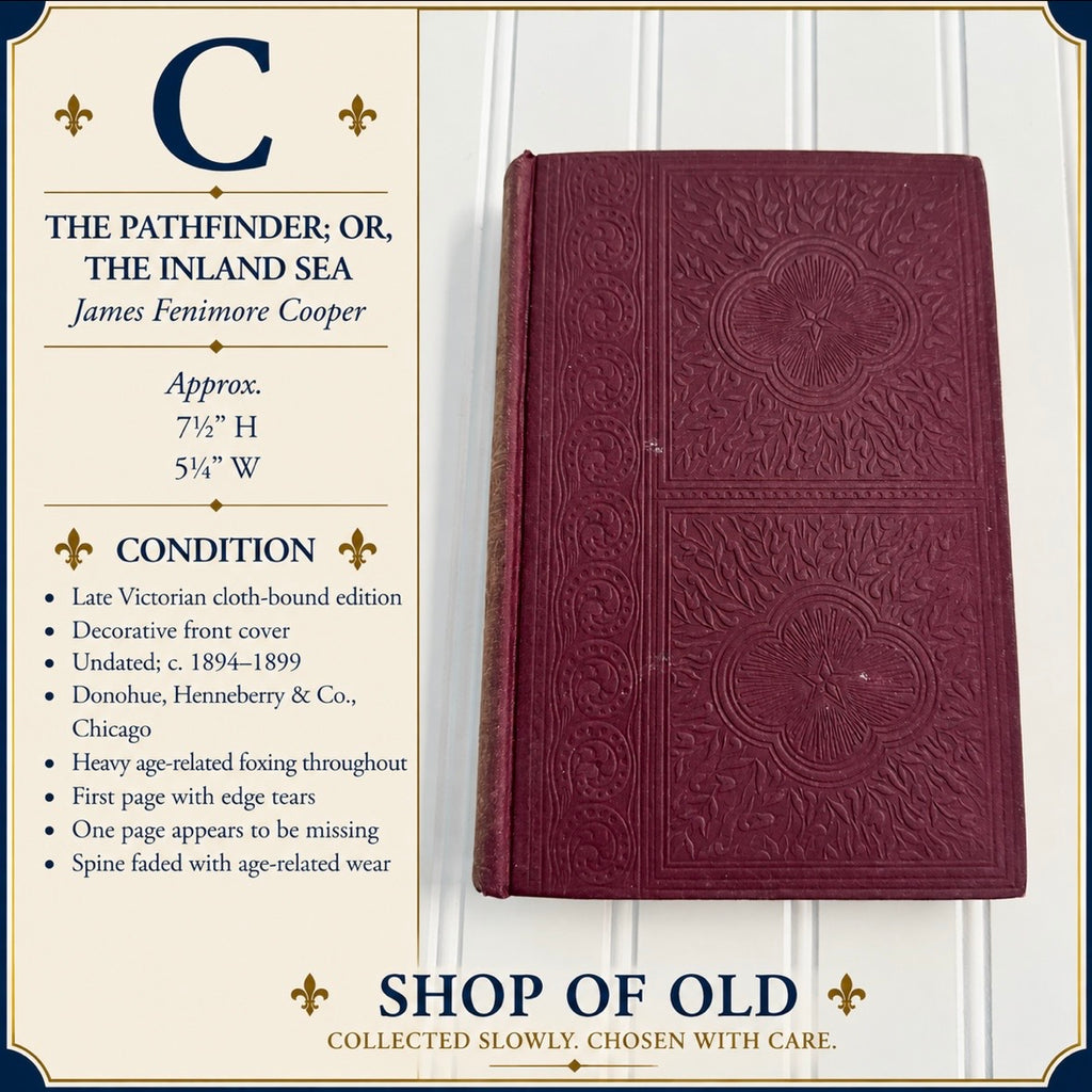 Antique The Pathfinder; or, The Inland Sea | James Fenimore Cooper