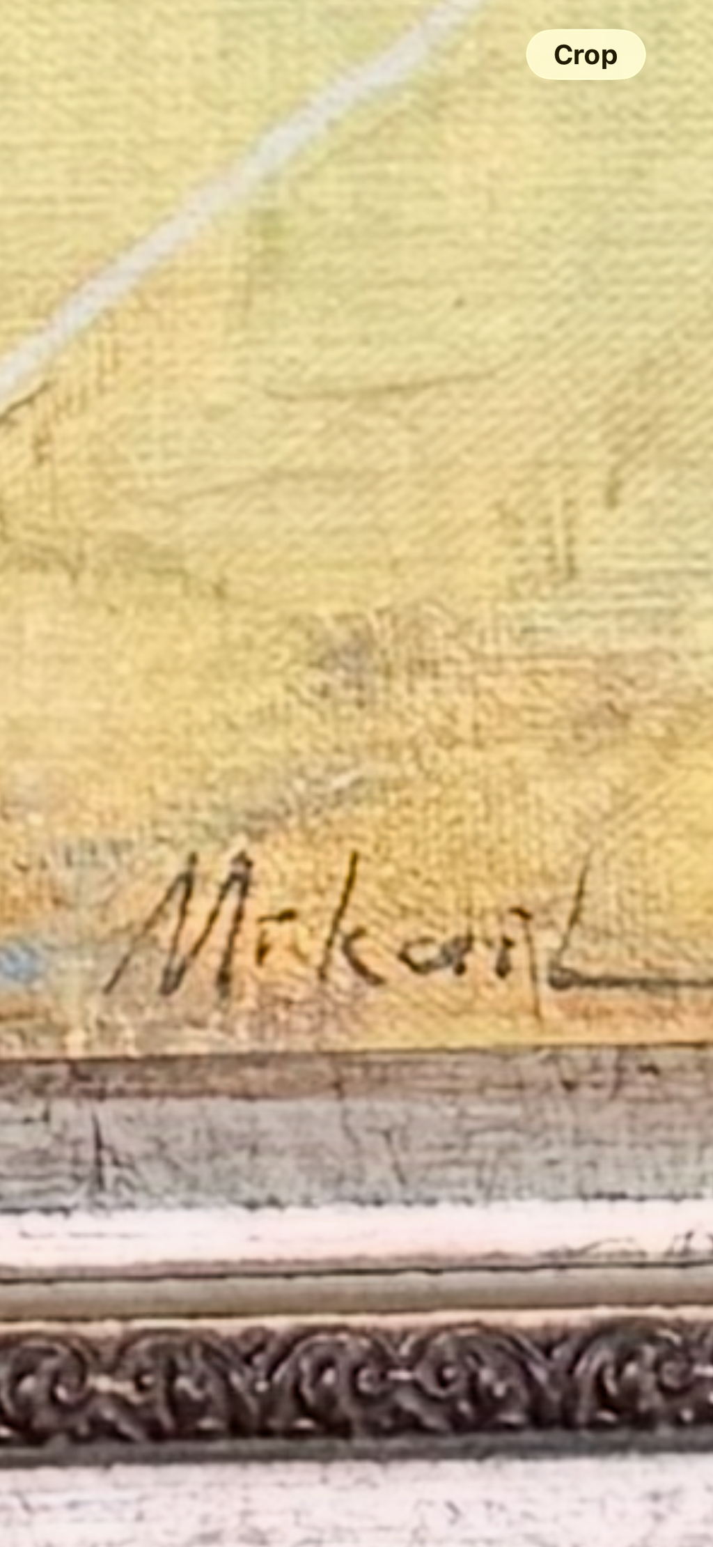 Original Signed Monique Sakellarios “Mikail” Tennis Oil on Canvas | Framed Edwardian Court Scene