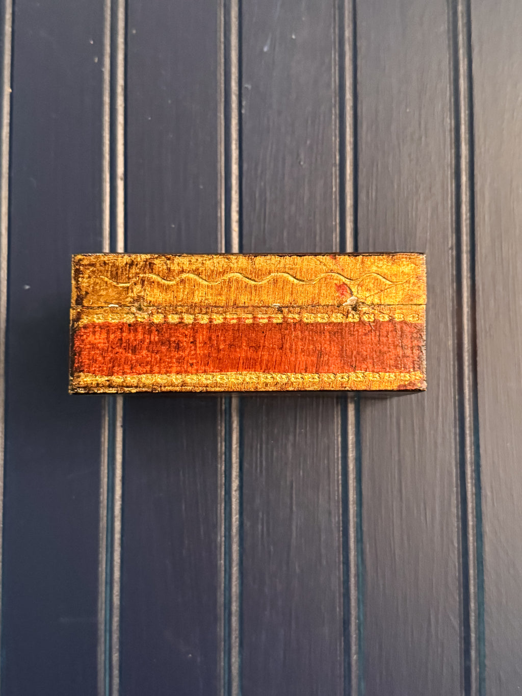 Vintage ARAM Florentine Box | Handmade in Florence | Velvet-Lined Italian Keepsake Box