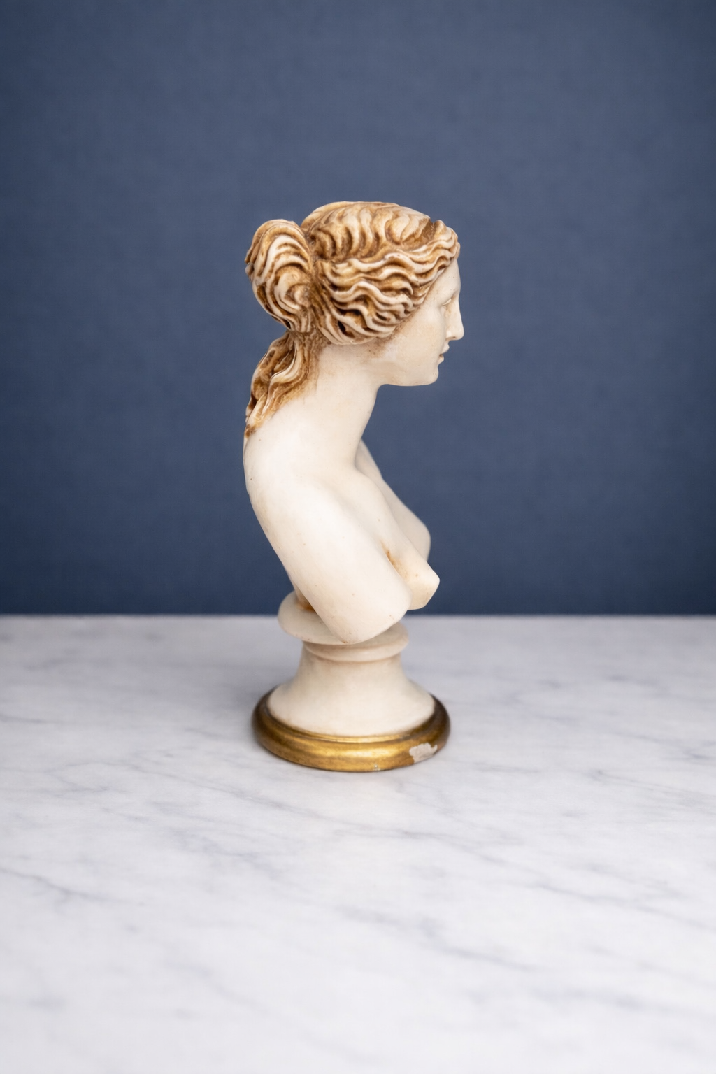 Venus de Milo Bust in Alabastrine with Original Tag
