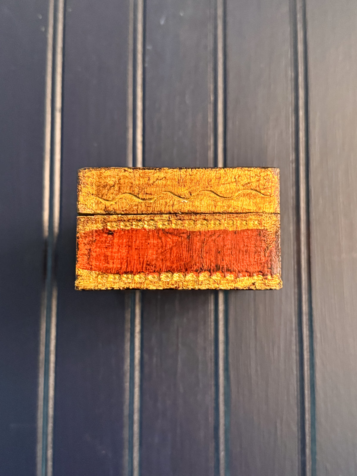 Vintage ARAM Florentine Box | Handmade in Florence | Velvet-Lined Italian Keepsake Box