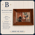 The Talcott Family (1832) | Framed American Folk Art Postcard Reproduction