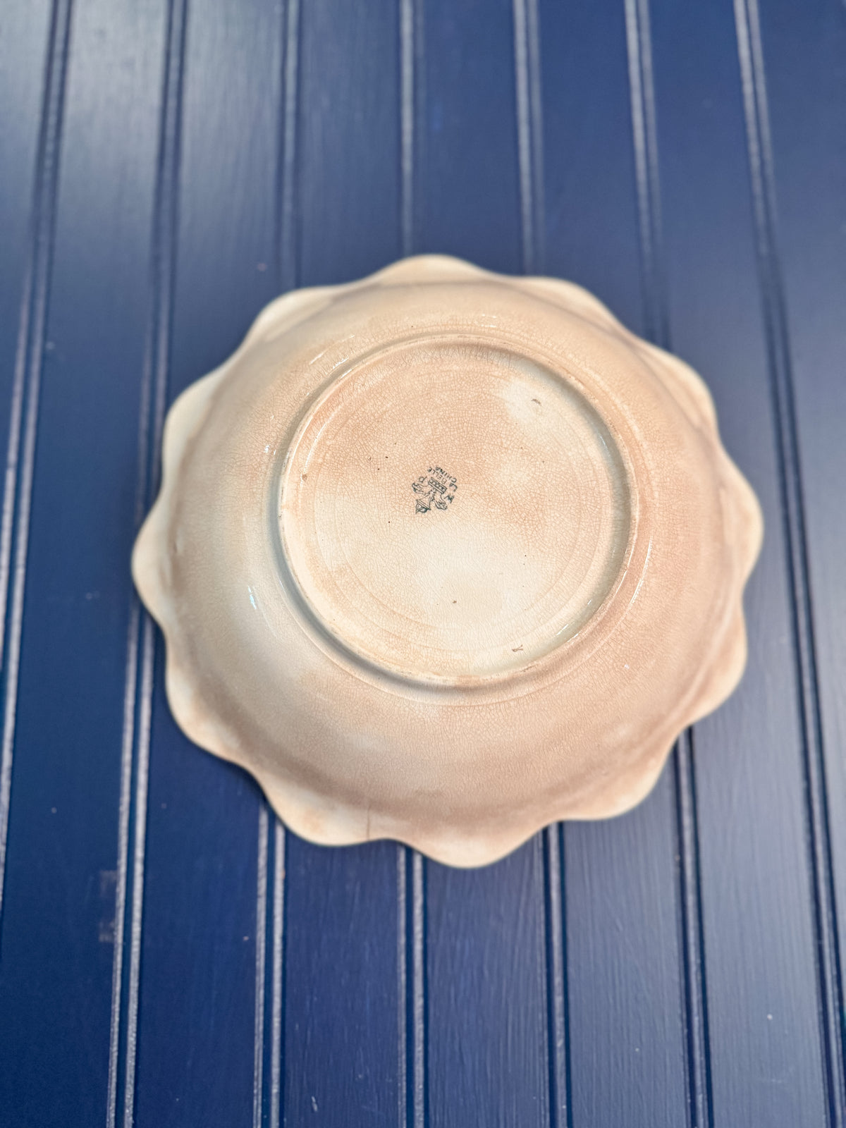 Antique La Belle China Victorian Rose Porcelain Bowl | Wheeling Pottery