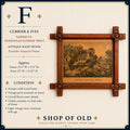Currier & Ives “American Homestead Summer” Print in Antique Eastlake Frame | Americana Wall Art