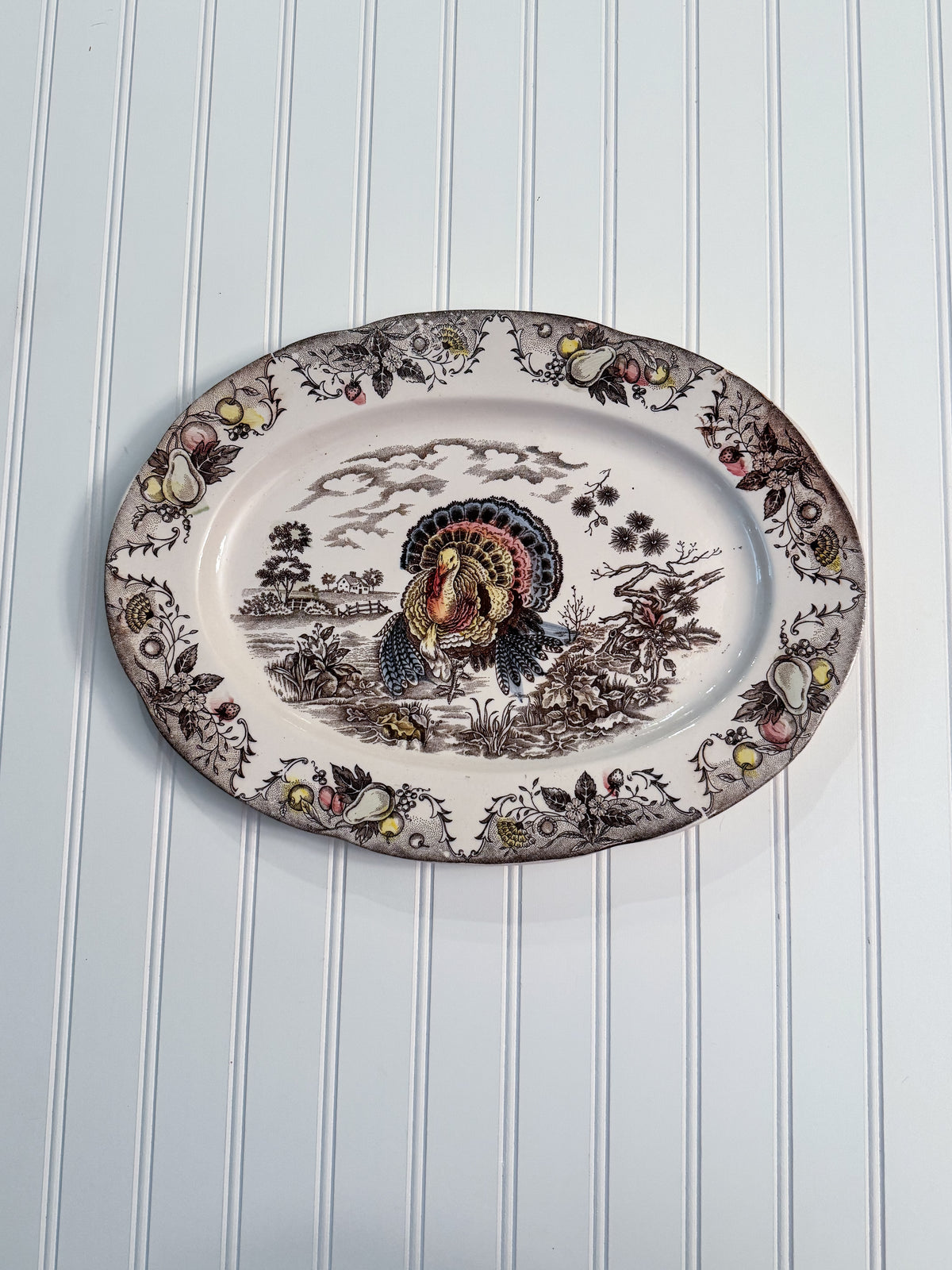 Vintage Mid-Century Rossini Turkey Platter | Made in Japan