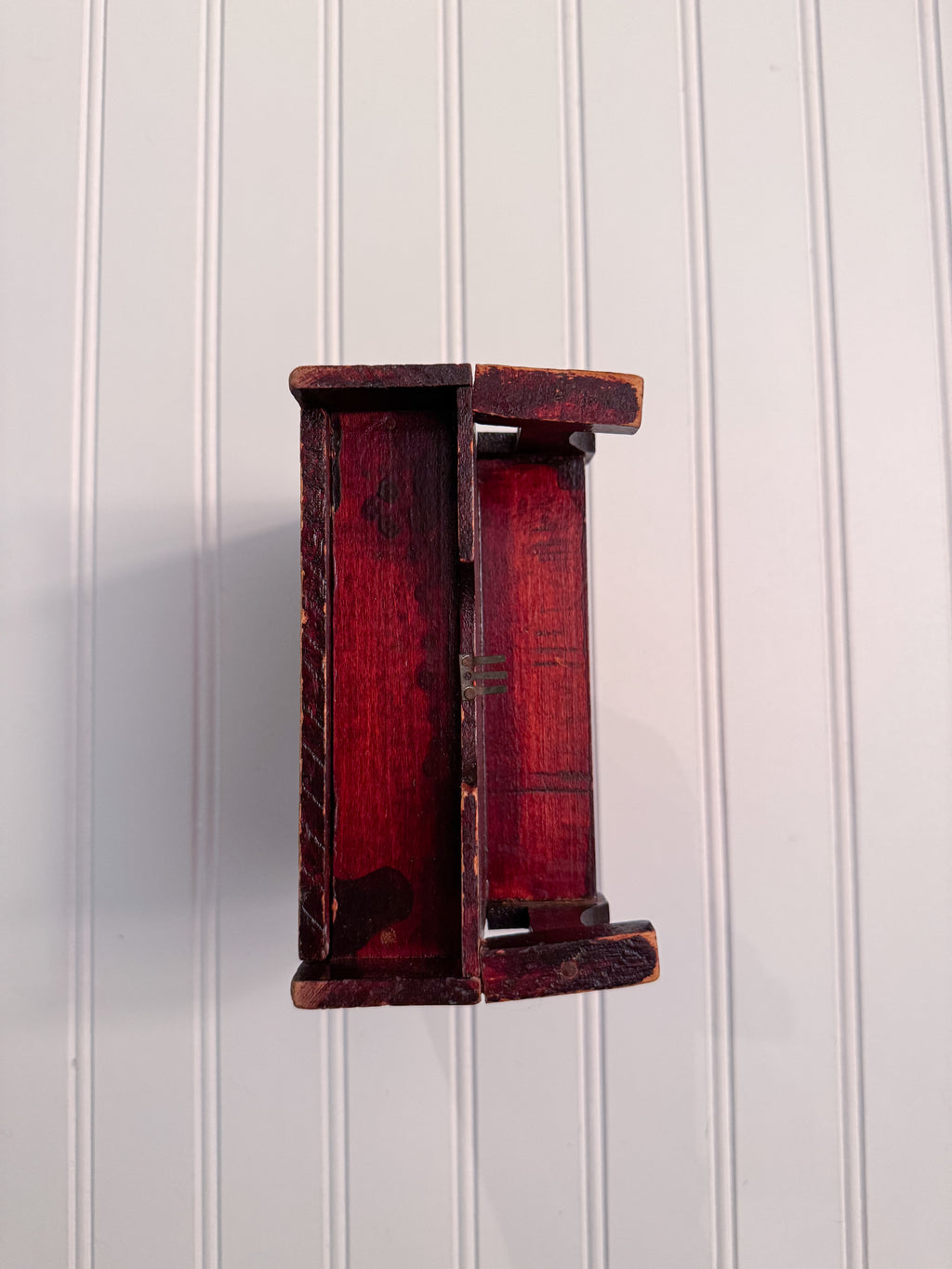 Vintage Wooden Musical Piano Box | Working Music Box | Mid-20th Century