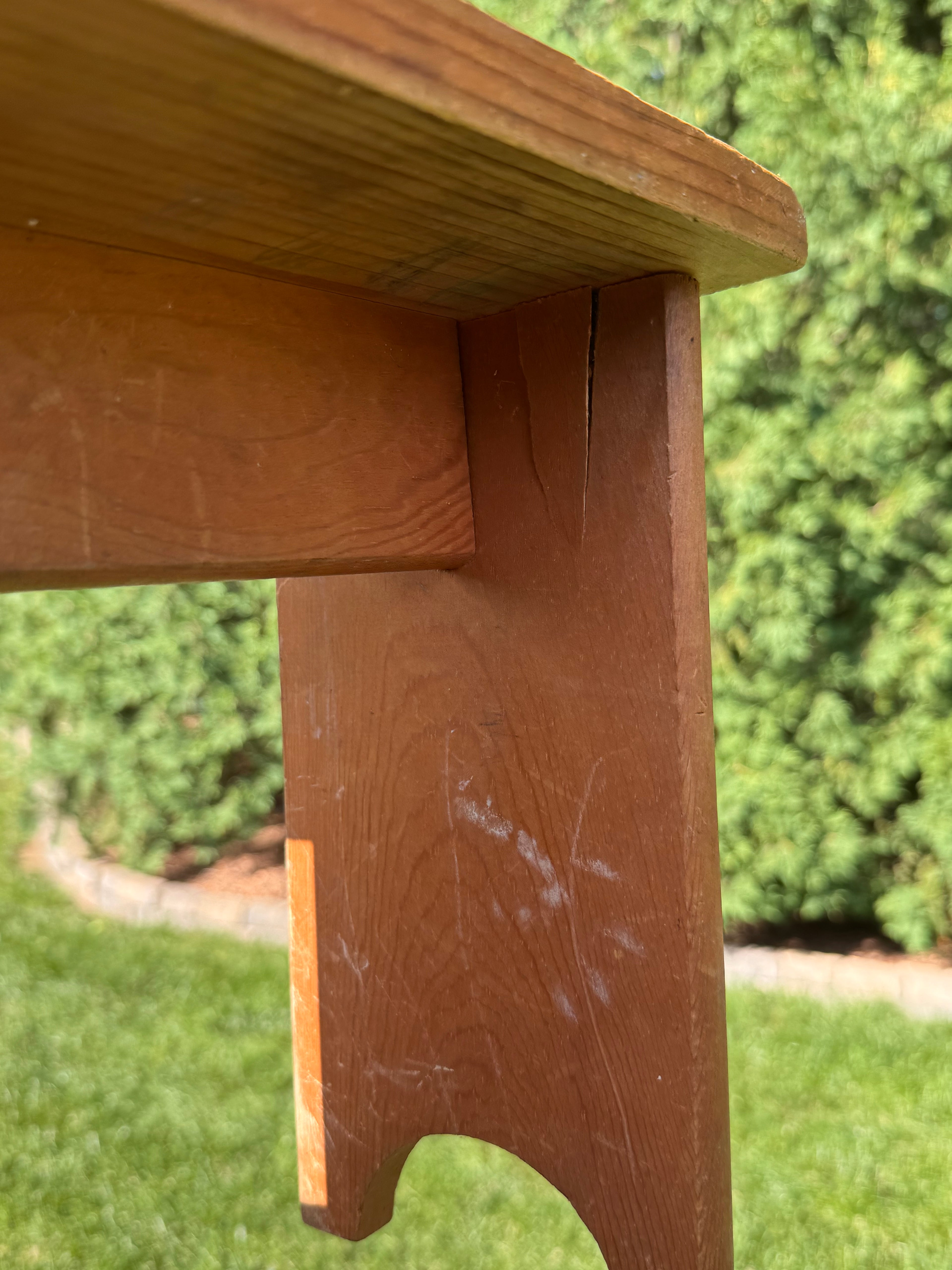 Vintage Solid Wood Display Riser