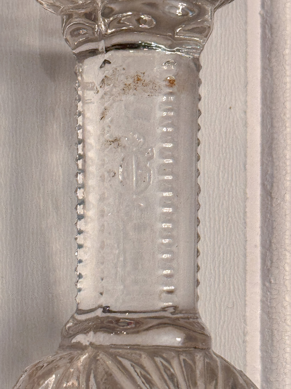 Imperial Glass Knife Rest | EAPG Hobstar Pattern | Vintage
