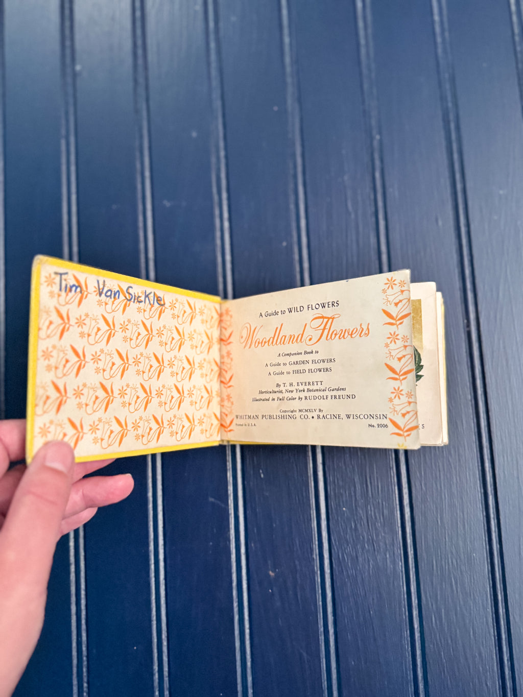 Vintage Woodland Flowers Pocket Field Guide | T.H. Everett