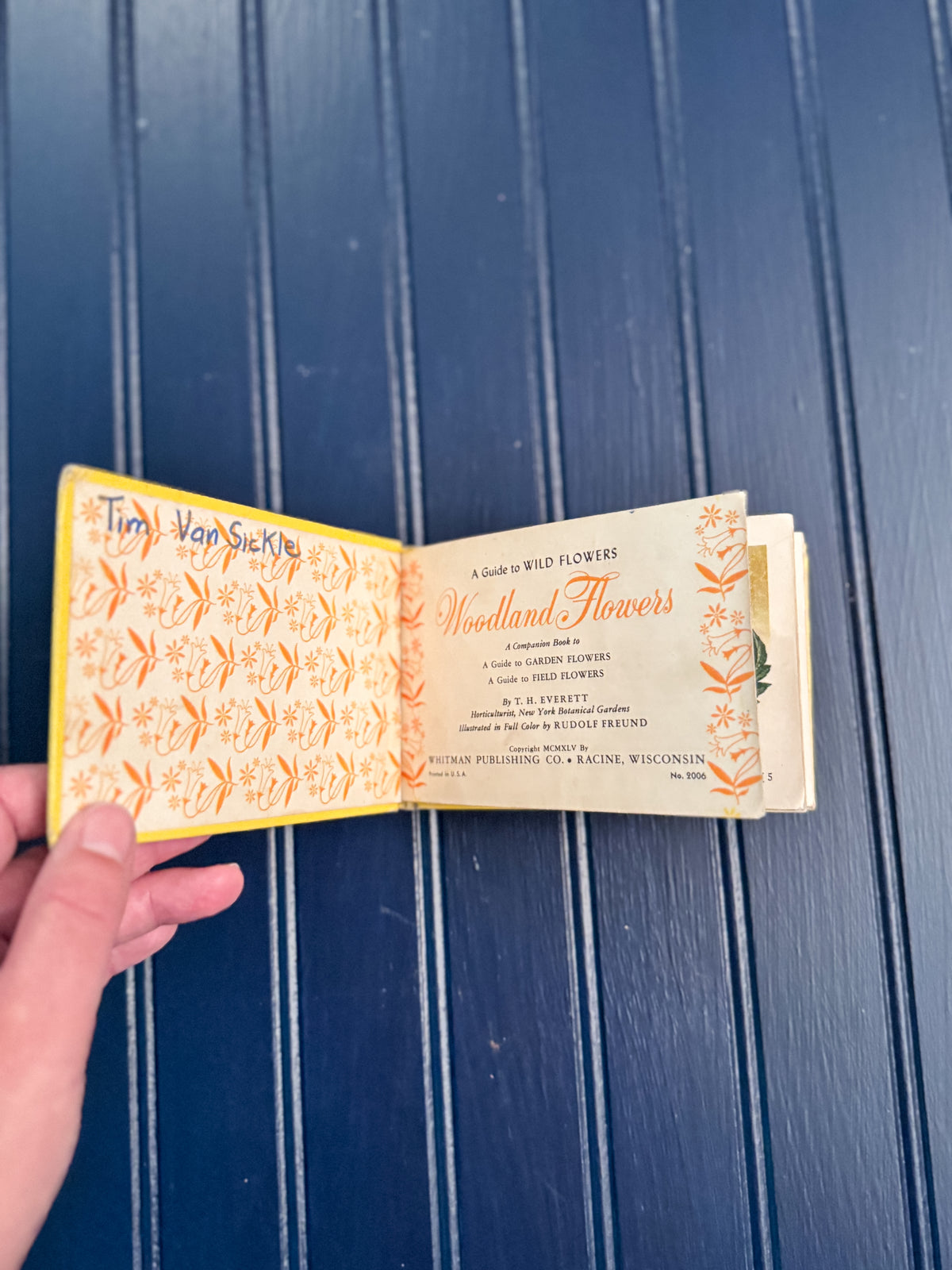 Vintage Woodland Flowers Pocket Field Guide | T.H. Everett