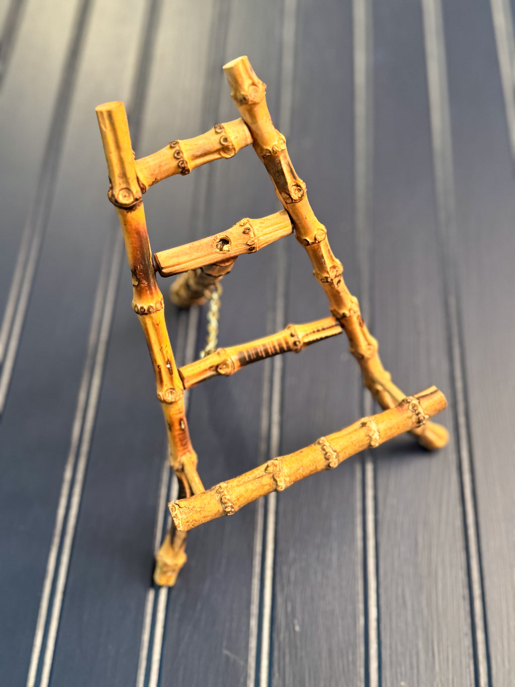 Vintage Bamboo Display Easel | Smaller