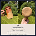 Hand-Thrown Stoneware Pitcher | Signed, Maker Unidentifiable