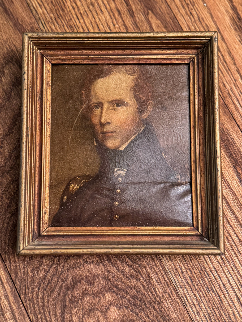 Vintage Major John Biddle Portrait Print | After Thomas Sully, 1818