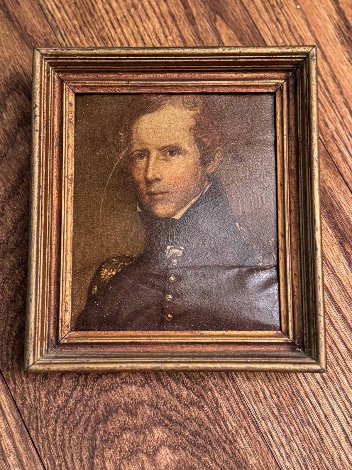 Vintage Major John Biddle Portrait Print | After Thomas Sully, 1818