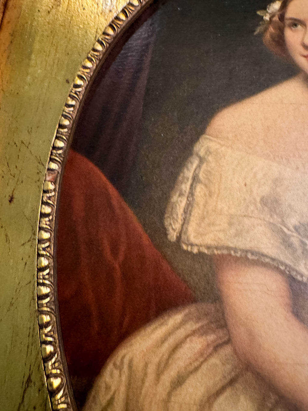 Vintage Jenny Lind Oil-Art Portrait Print | After Eduard Magnus