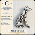 Vintage Hand-Painted Ceramic Dalmatian Figurine | Spotted Dog Statue