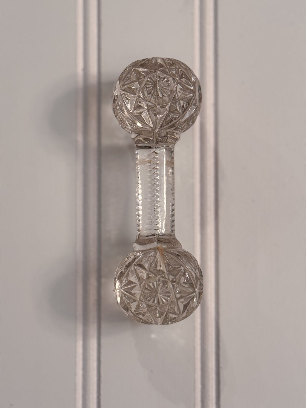 Imperial Glass Knife Rest | EAPG Hobstar Pattern | Vintage