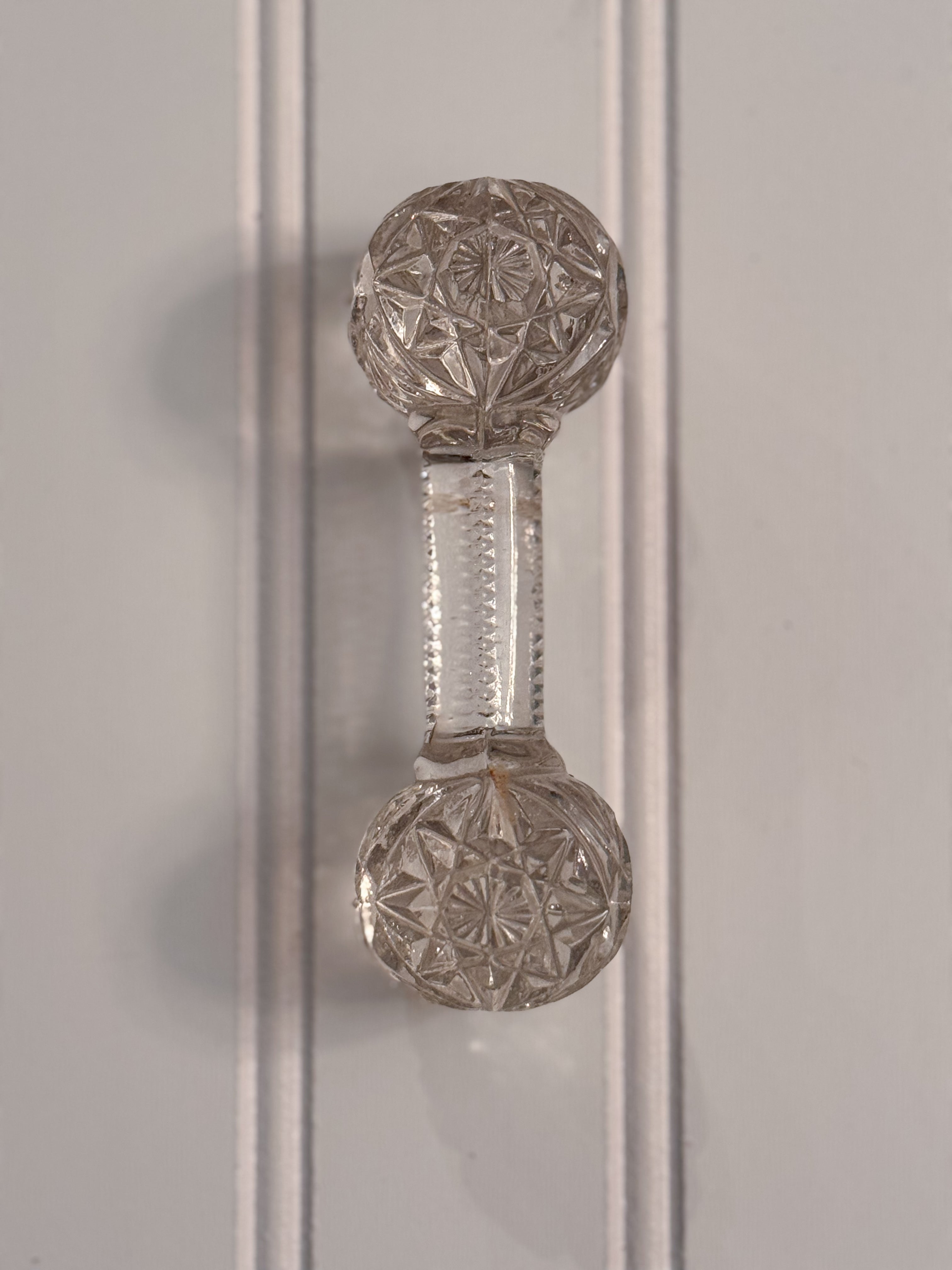 Imperial Glass Knife Rest | EAPG Hobstar Pattern | Vintage