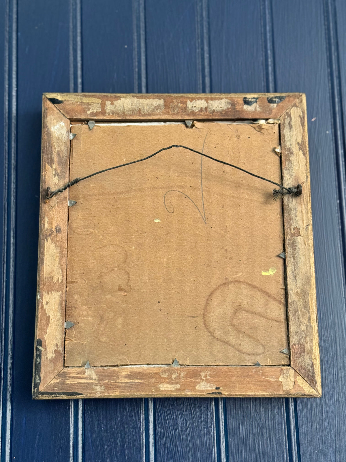 Vintage “Baby Stuart” Textured Portrait Print after Sir Anthony van Dyck | Antique Gold Wood Frame