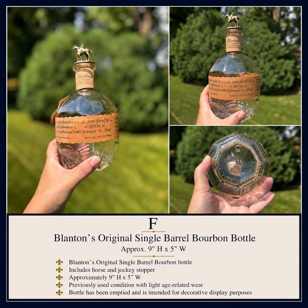Blanton’s Original Single Barrel Bourbon Bottle