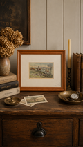 Antique Henry Alken Fox Hunting Engraving | “The Sportsman” After Nimrod | London 1880 Framed Print