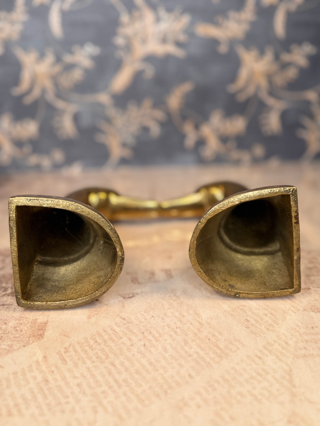 Vintage Brass Duck Bookends | Mid-Century Waterfowl Bookends
