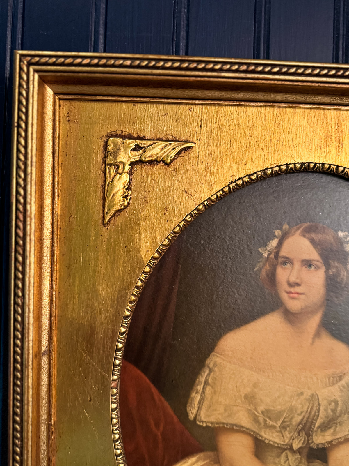 Vintage Jenny Lind Oil-Art Portrait Print | After Eduard Magnus