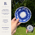 Vintage W.H. Grindley “Osborne” Flow Blue Saucer