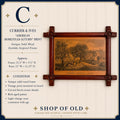 Currier & Ives “American Homestead Autumn” Print in Antique Eastlake Frame | Americana Wall Art