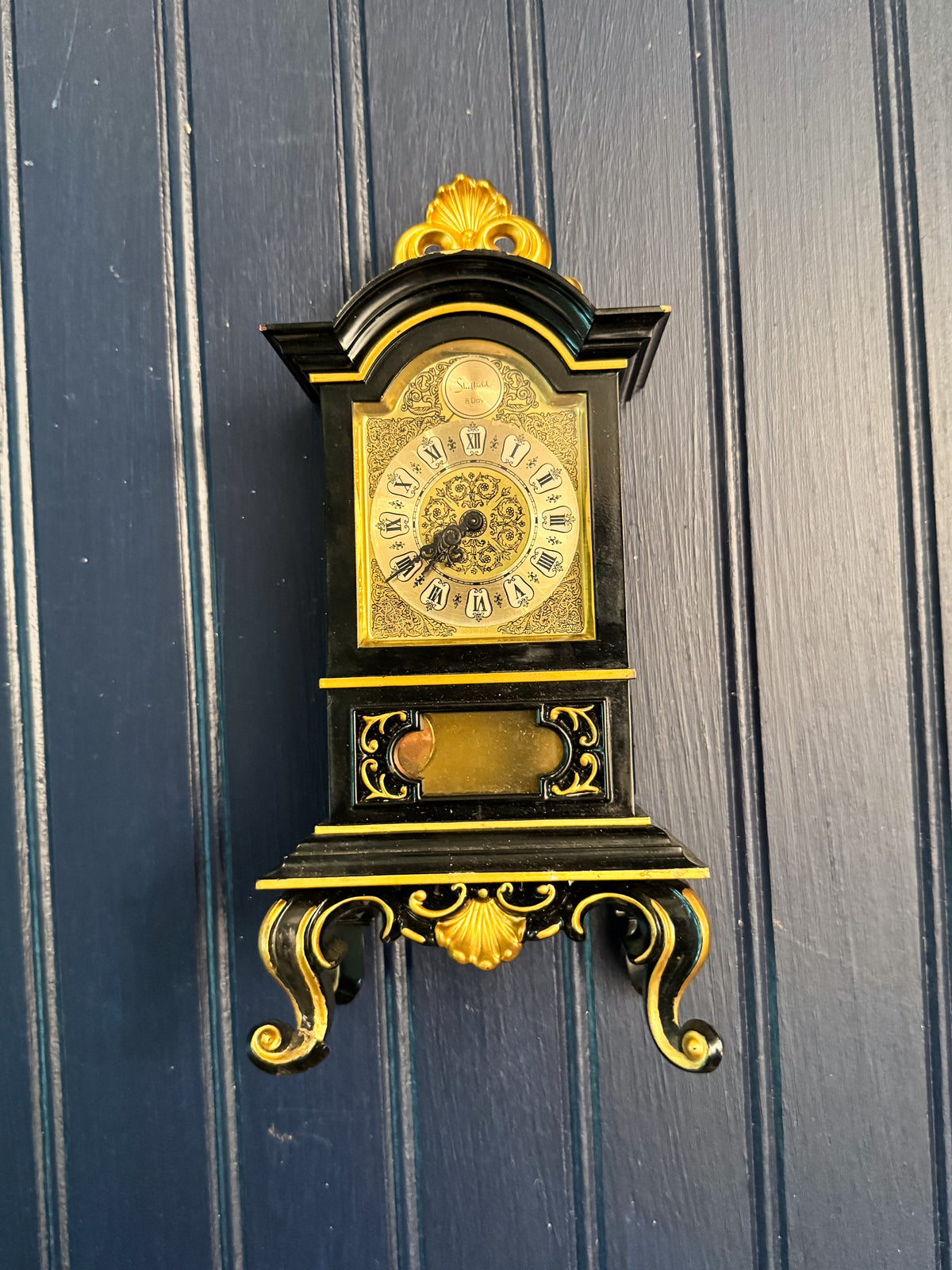 Vintage Schmid 8-Day Miniature Grandfather Clock | Made in West Germany