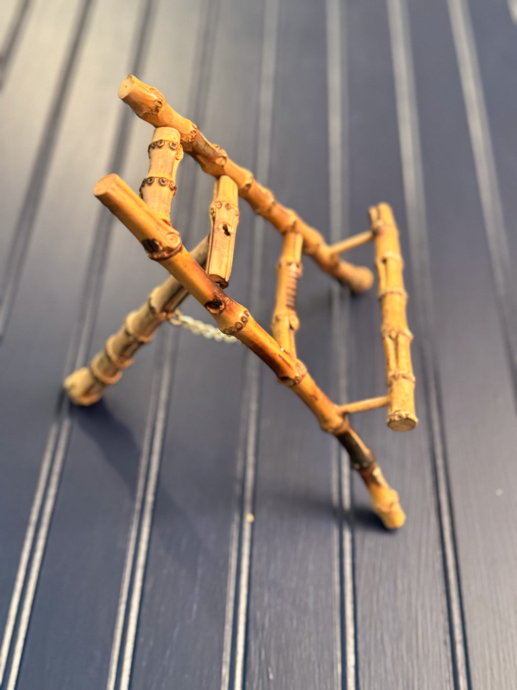 Vintage Bamboo Display Easel | Smaller