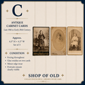 Antique Cabinet Cards | Set of 3 | Reading, PA & Lexington, KY