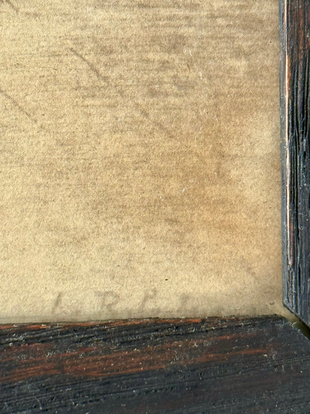 Antique “Beethoven’s Kreutzer Sonata” Print After Lionello Balestrieri with Musical Plaque in Ebonized Frame