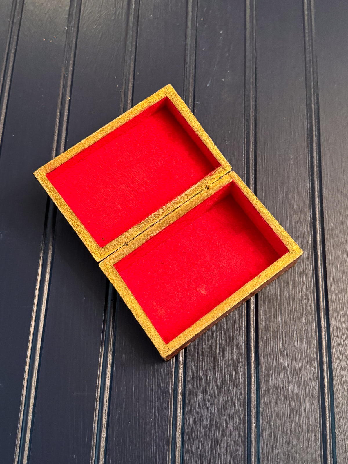 Vintage ARAM Florentine Box | Handmade in Florence | Velvet-Lined Italian Keepsake Box