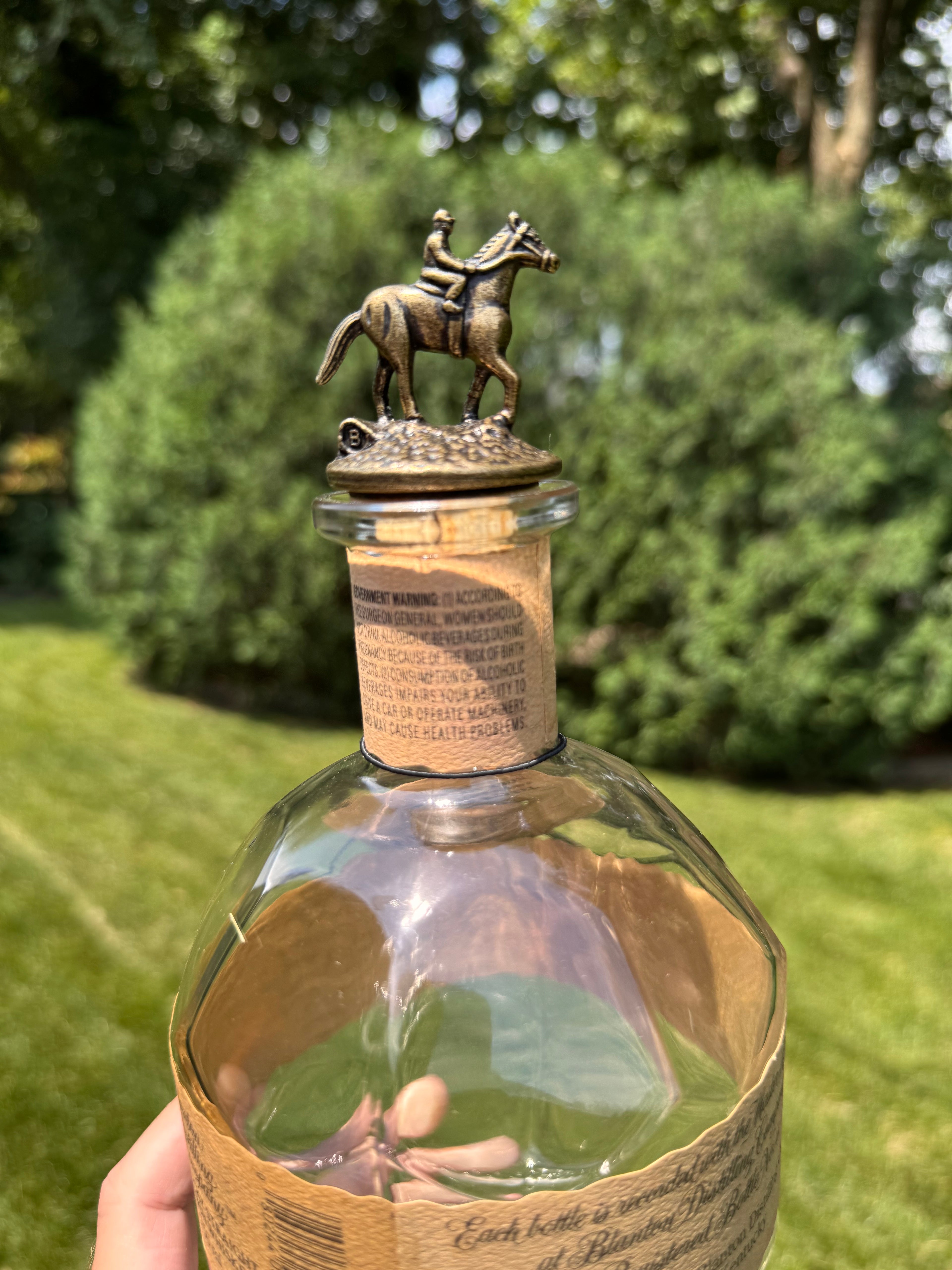 Blanton’s Original Single Barrel Bourbon Bottle
