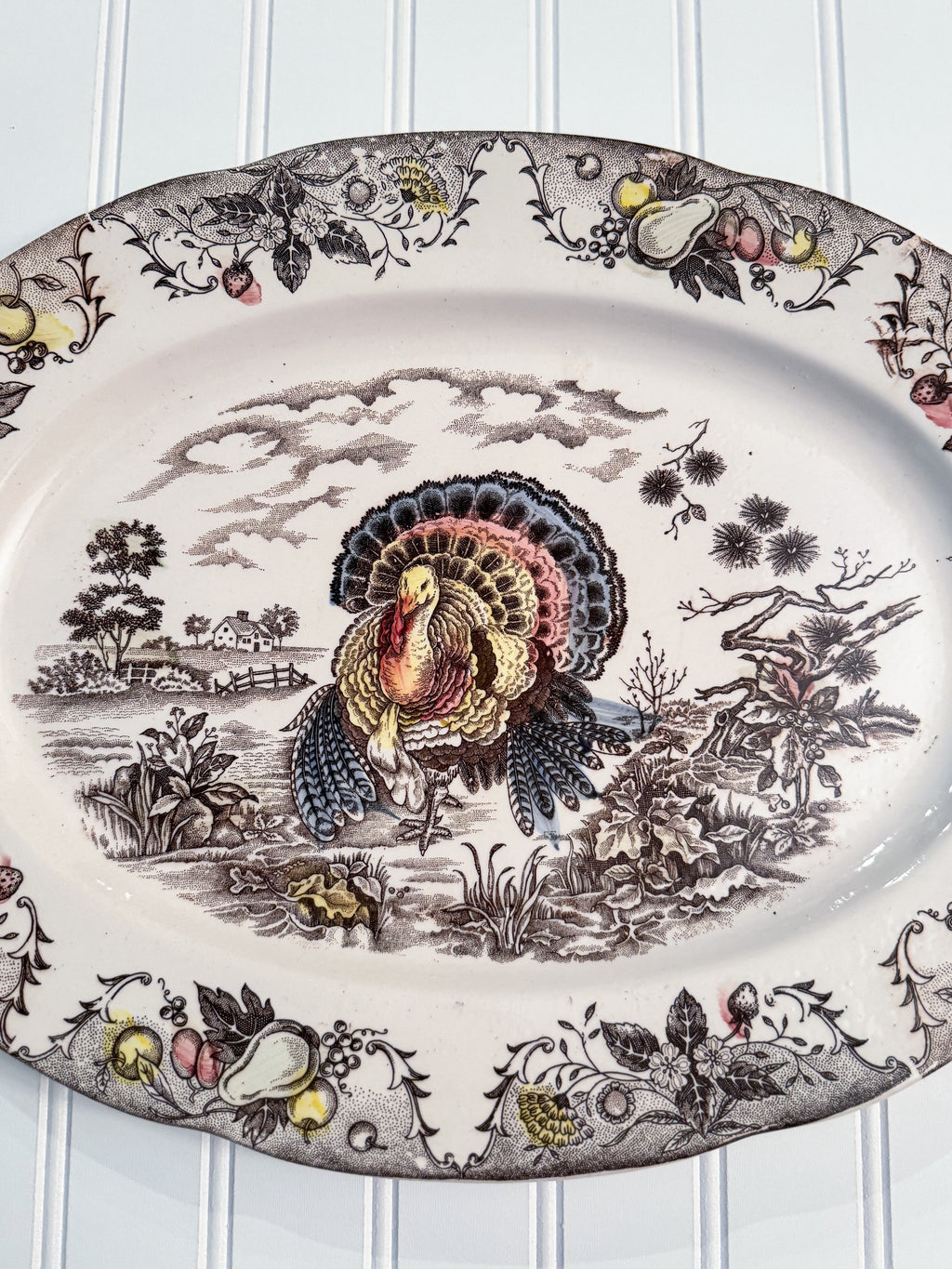 Vintage Mid-Century Rossini Turkey Platter | Made in Japan