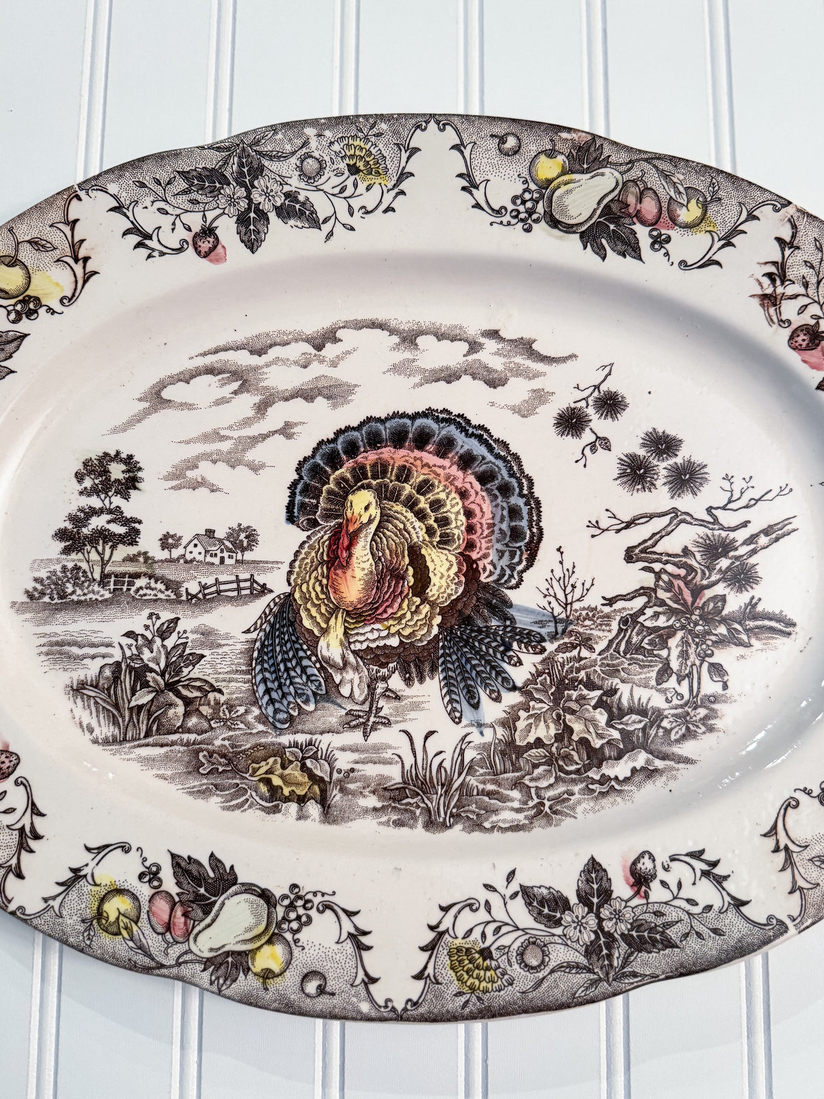 Vintage Mid-Century Rossini Turkey Platter | Made in Japan