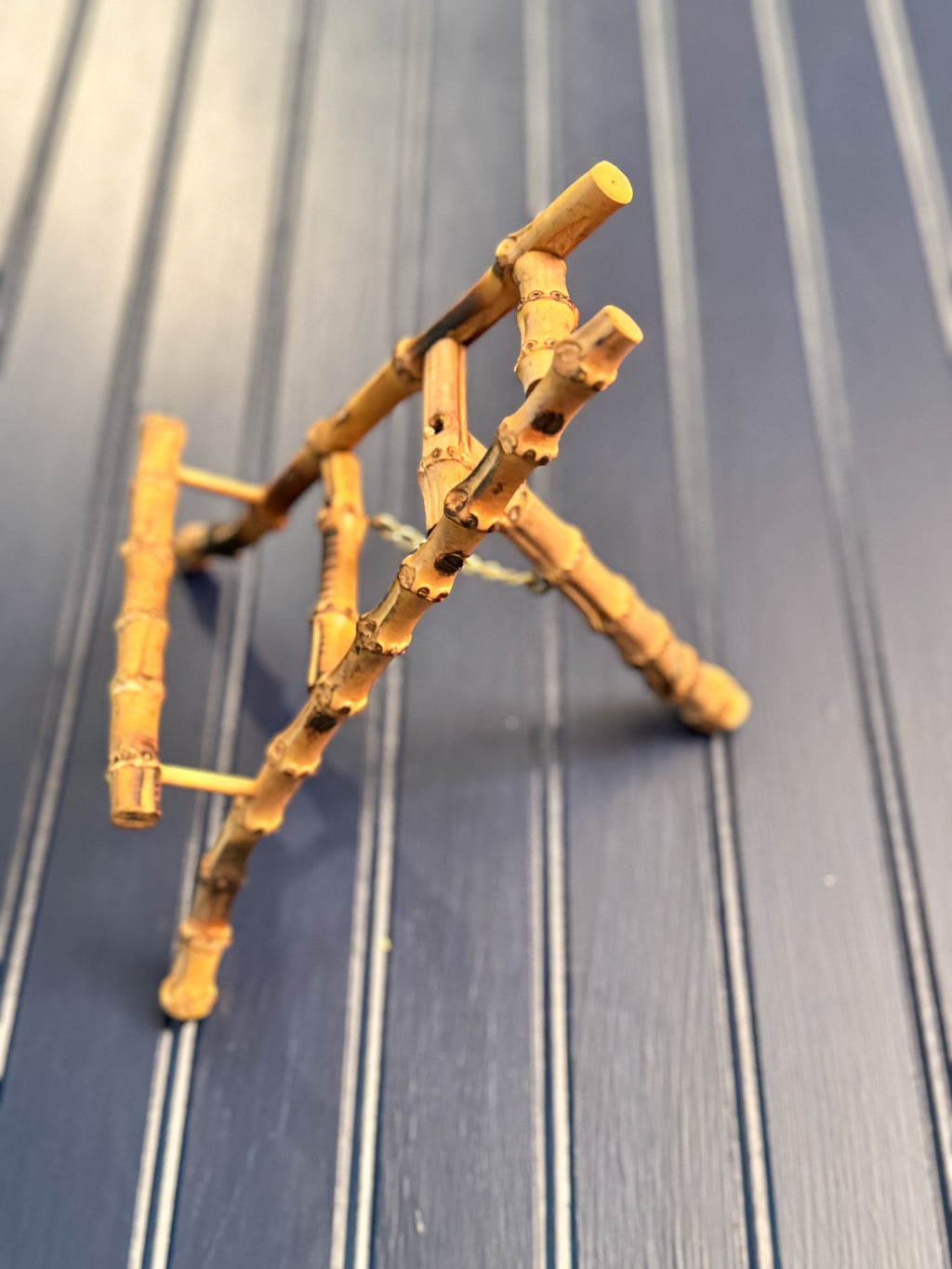 Vintage Bamboo Display Easel | Smaller