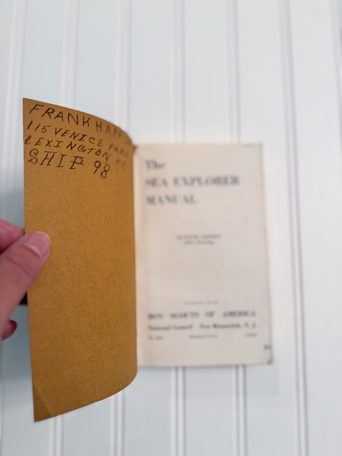 1961 Sea Explorer Manual | Boy Scouts of America
