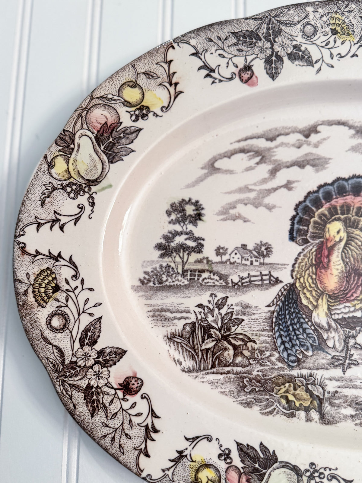 Vintage Mid-Century Rossini Turkey Platter | Made in Japan