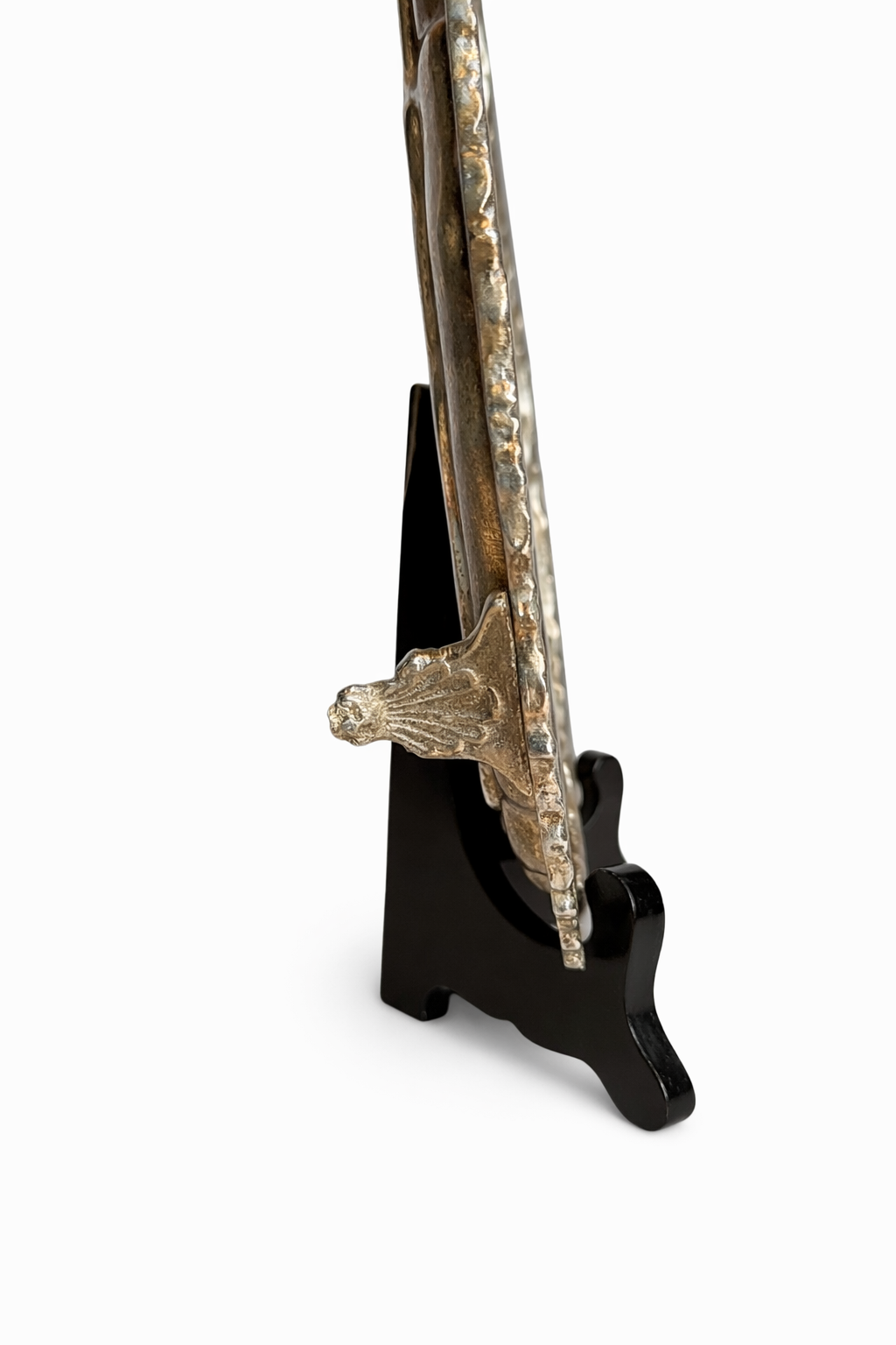 Collected Silverplate Riser with Ornate Feet, 10.5”