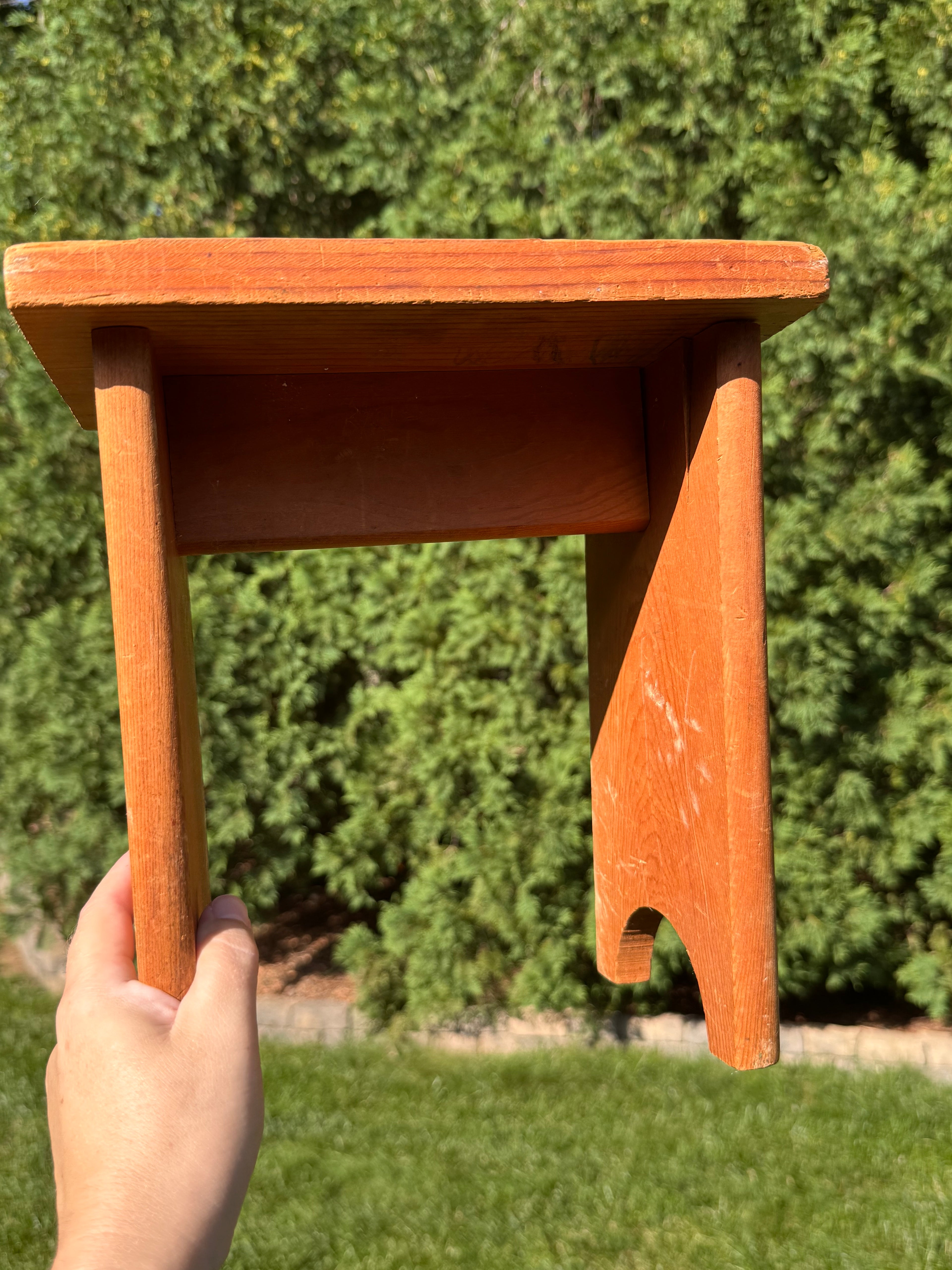 Vintage Solid Wood Display Riser