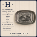 Wilton Armetale “Our Daily Bread” Tray | Vintage Bread Tray