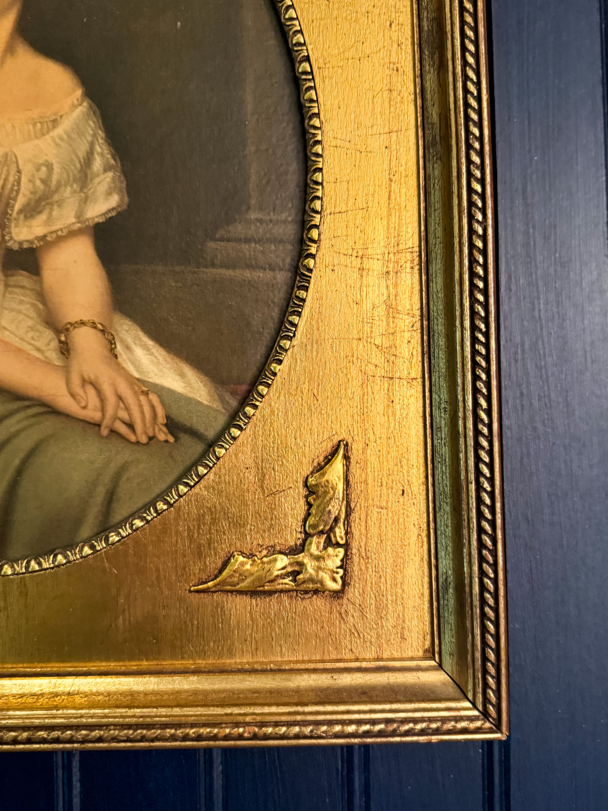 Vintage Jenny Lind Oil-Art Portrait Print | After Eduard Magnus