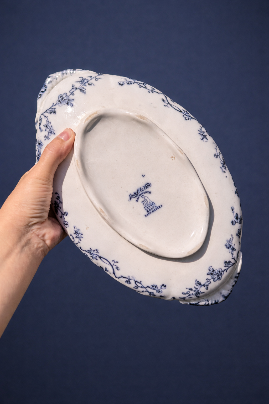 Early 20th C English Lordsware Chatsworth Covered Tureen