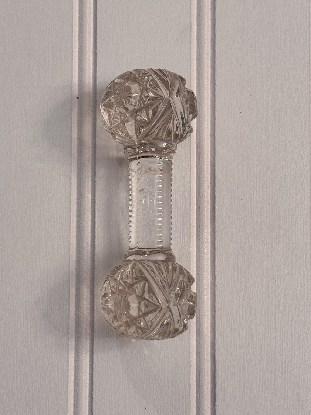 Imperial Glass Knife Rest | EAPG Hobstar Pattern | Vintage
