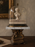 Italian Marble & Gilt Cherub Pedestal Riser — Estate Conversion