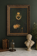 Vintage El Greco Portrait Print in Ornate Resin Frame
