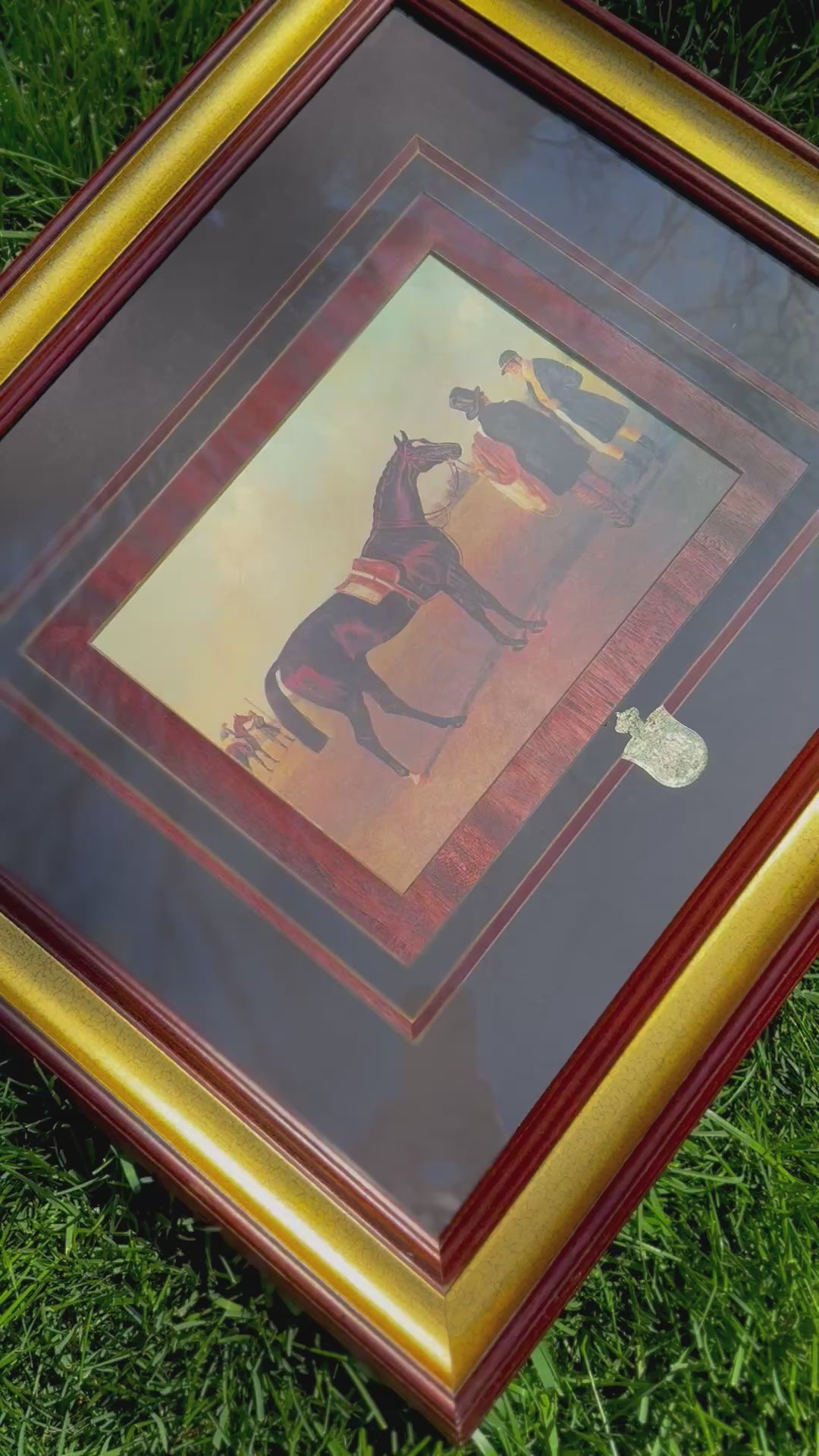 Framed Equestrian Study Print | Ralph Lauren Style Wall Art